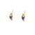 Multi-color meenakari leaf palakka necklace set, high gold polish lightweight jewelry