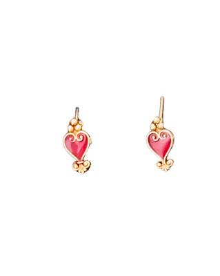 Meenakari heart shapd palakka necklace set, high gold polish, multicolor enamel jewelry 6