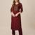  Women's Rayon Blend Floral Straight Printed Kurta Pant With Dupatta | kurta sets for woman