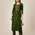  Women's Rayon Blend Floral Straight Printed Kurta Pant With Dupatta | kurta sets for woman
