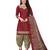 Multicolor cotton blend printed unstitched salwar suit material combo of 2