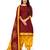 Multicolor cotton blend printed unstitched salwar suit material combo of 2