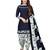 Multicolor cotton blend printed unstitched salwar suit material combo of 2