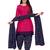 Multicolor cotton blend printed unstitched salwar suit material combo of 2