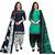 Multicolor cotton blend printed unstitched salwar suit material combo of 2