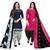 Multicolor cotton blend printed unstitched salwar suit material combo of 2
