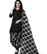 Multicolor cotton blend printed unstitched salwar suit material combo of 2