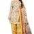 Multicolor cotton blend printed unstitched salwar suit material combo of 2