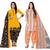 Multicolor cotton blend printed unstitched salwar suit material combo of 2