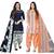 Multicolor cotton blend printed unstitched salwar suit material combo of 2