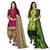 Multicolor cotton blend printed unstitched salwar suit material combo of 2