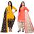 Multicolor cotton blend printed unstitched salwar suit material combo of 2