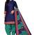 Multicolor cotton blend printed unstitched salwar suit material combo of 2