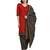 Multicolor cotton blend printed unstitched salwar suit material combo of 2