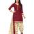 Multicolor cotton blend printed unstitched salwar suit material combo of 2
