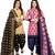 Multicolor cotton blend printed unstitched salwar suit material combo of 2