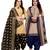 Multicolor cotton blend printed unstitched salwar suit material combo of 2
