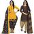 Multicolor cotton blend printed unstitched salwar suit material combo of 2