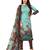 Multicolor cotton blend printed unstitched salwar suit material combo of 2