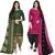 Multicolor cotton blend printed unstitched salwar suit material combo of 2