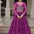 wine Georgette Leheriya Print Gota Patti NAVRATRI LEHENGA CHOLI
