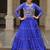 blue Georgette Leheriya Print Gota Patti NAVRATRI LEHENGA CHOLI