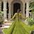 green Georgette Leheriya Print Gota Patti NAVRATRI LEHENGA CHOLI