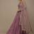 pink sequined embroidery work silk party wear lehenga choli with dupatta