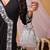 CRISTALLO SILVER POTLI BAG