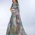 Blue premium cotton saree with beautiful digital print