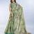 Parrot premium cotton saree with beautiful digital print