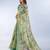 Parrot premium cotton saree with beautiful digital print