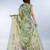 Parrot premium cotton saree with beautiful digital print