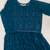 Trendmalls Dark Blue Santoon Anarkali Dress 3 pieces Salwar Kameez set