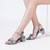 Grey solid block heels