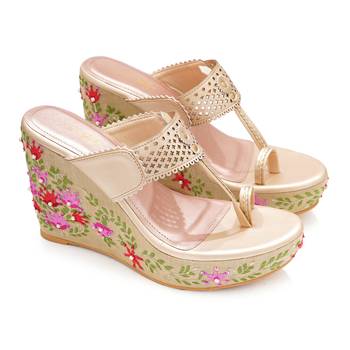 Multicolor embroidered wedges 2