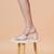 Pink solid block heels