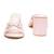 Pink solid block heels
