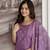 Purple Roman Chanderi Embroidery Kurta Pant with Dupatta Set