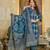 Cotton cambric straight  printed kurti-pant-dupatta  set
