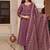 Cotton cambric semi-anarkali printed kurti-pant-dupatta  set