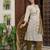 Cotton cambric  straight  printed kurti-pant-dupatta  set