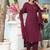 cotton flex straight  kurti-pant-dupatta set