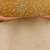 Yellow floral embroidered clutch