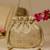 Gold floral embroidered potli bag
