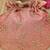 Pink floral embroidered potli bag