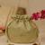 Green floral embroidered potli bag