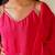 Rani mulmul strappy plain anarkali suit set - set of 3
