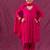 Rani mulmul anarkali suit set -set of 3