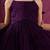 Purple mulmul strappy anarkali set -set of 3